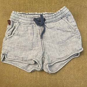 Tea brand shorts size 2T blue & white striped